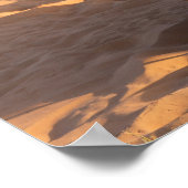 Kamel in der Oman-Wüste Poster (Ecke)