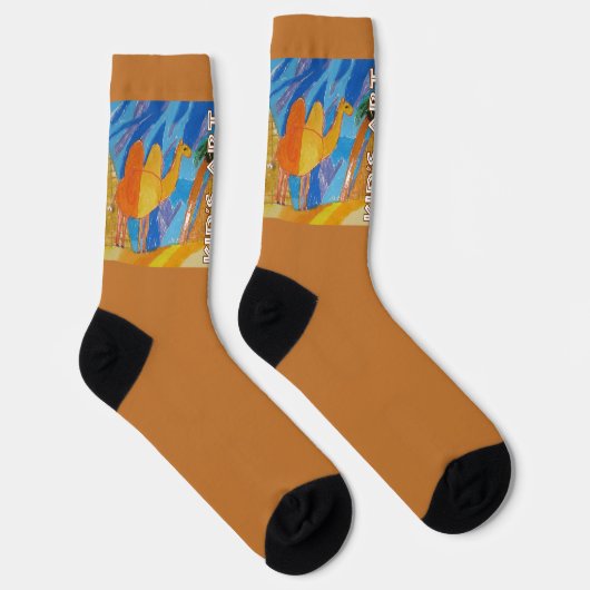 Kamel in Pyramids Crew Socks Socken (Rechts)