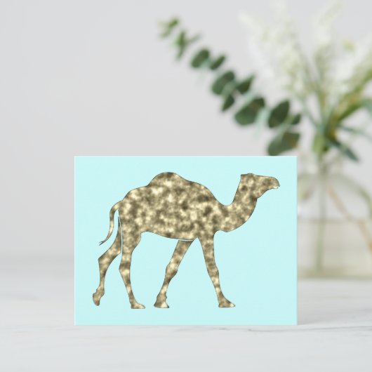 Kamel Kamel Postkarte (Stehend Vorderseite)