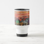 Kamel-Laufen in der Outback-Reise-Tasse Reisebecher (Mittel)
