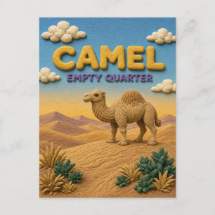 Kamel Leere Viertel Modern KlayKoo Postkarte