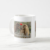 Kamel LIEBE - KEINE GRENZEN Kaffeetasse (Vorderseite Links)