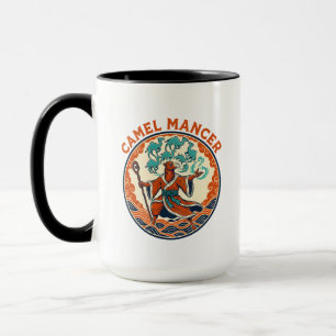 Kamel-Magier-Zauberer-Wüsten-Fantasy-Mystik-Kunst Tasse