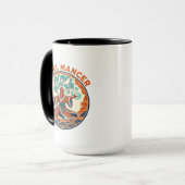 Kamel-Magier-Zauberer-Wüsten-Fantasy-Mystik-Kunst Tasse (Vorderseite Links)