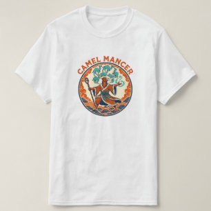 Kamel-Magier-Zauberer-Wüsten-Fantasy-Mystiker-Kuns T-Shirt