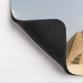 Kamel mit Pyramids Gizeh, Ägypten Mousepad (Ecke)