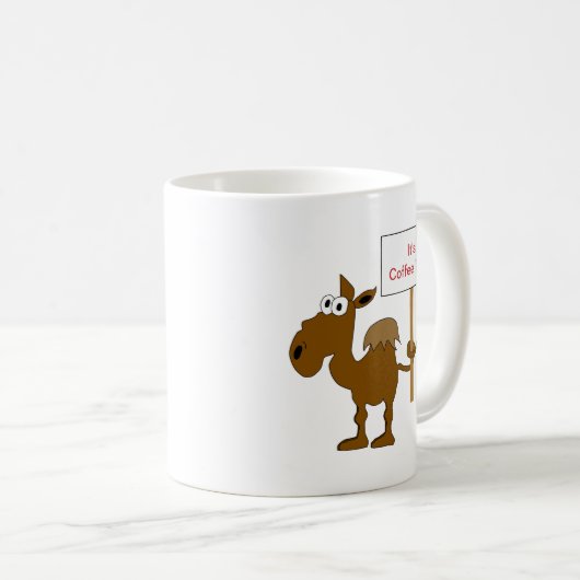 Kamel mit Zeichen-Tassen-Schablone Kaffeetasse (VorderseiteRechts)