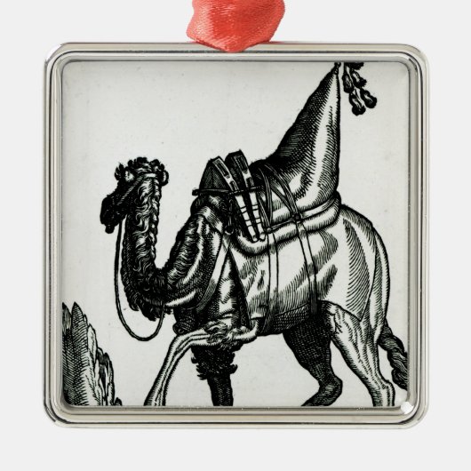 Kamel Ornament Aus Metall (Vorne)