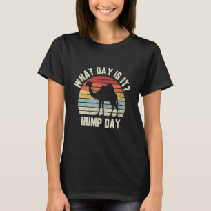 Kamel Retro Vintage Welcher Tag Ist Der Höckertag T-Shirt