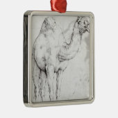 Kamel Silbernes Ornament (Rechts)
