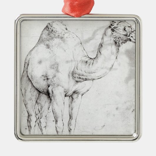 Kamel Silbernes Ornament (Vorne)