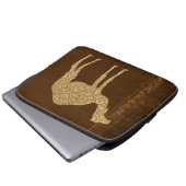 Kamel-Silhouette-Computer-Hülse Laptopschutzhülle (Vorne Knopf)