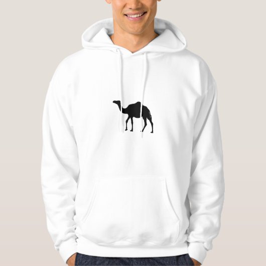 Kamel-Silhouette Hoodie (Vorderseite)
