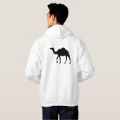 Kamel-Silhouette Hoodie (Schwarz voll)