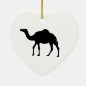 Kamel-Silhouette Keramik Ornament (Hinten)