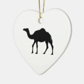 Kamel-Silhouette Keramik Ornament (Links)