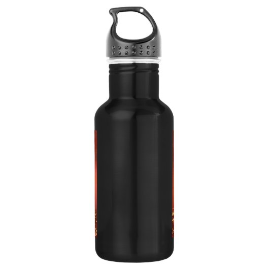 Kamel-Spur Edelstahlflasche (Rückseite)