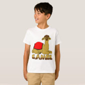 Kamel-T-Shirt für Kinder - Cartoon-Kamel T-Shirt (Vorne ganz)