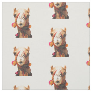 Kamel-Tier Portrat Stoff