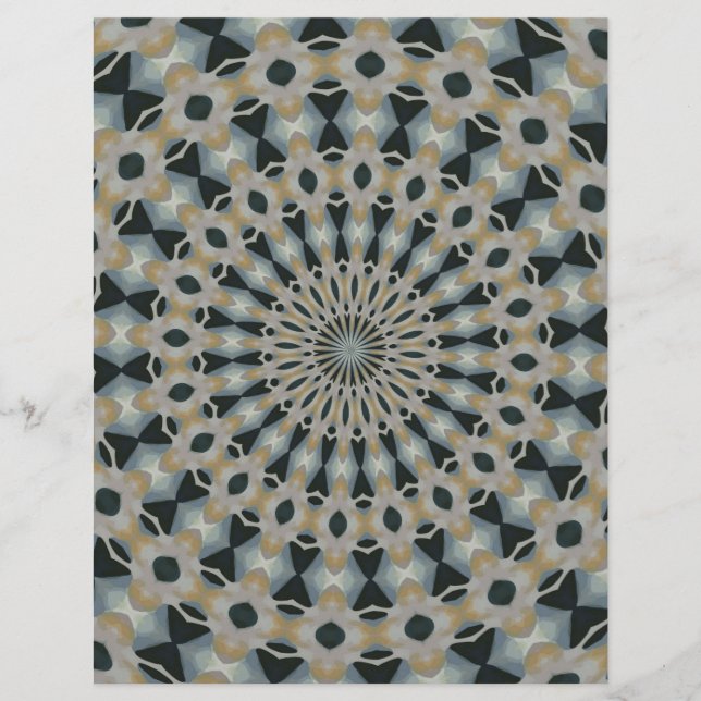 Kamel und Aquamarines Kaleidoskop (Vorderseite)