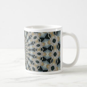 Kamel und aquamarines Kaleidoskop Kaffeetasse