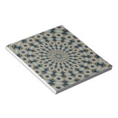 Kamel und aquamarines Kaleidoskop Notizblock (angewinkelt)