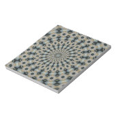 Kamel und aquamarines Kaleidoskop Notizblock (Rotiert)