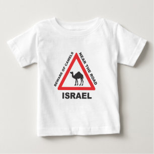 Kamel unterzeichnen herein Israel Baby T-shirt