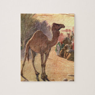 Kamel von Louis Sargent, Vintage Wild Animals Puzzle