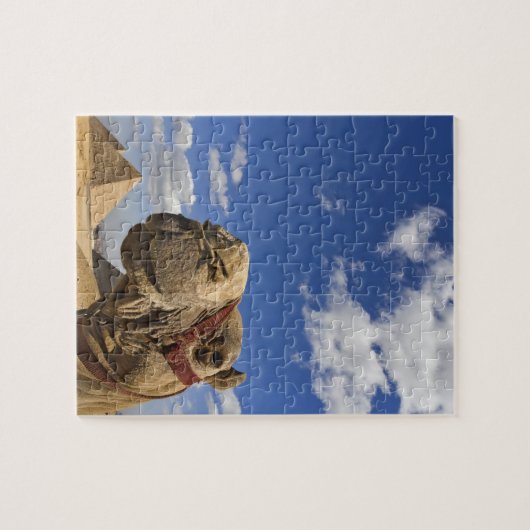 Kamel vor den Pyramiden von Gizeh, Ägypten, Puzzle (Horizontal)