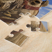 Kamel vor den Pyramiden von Gizeh, Ägypten, Puzzle (Seite)