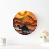 Kamele 4 große wanduhr (Zuhause)