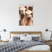 Kamele auf dem Kamelmarkt in Al Ain bei Dubai Leinwanddruck (Insitu (Schlafzimmer))