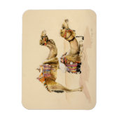 Kamele aus Petra 2007 Magnet (Vertikal)