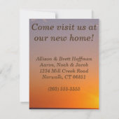 Kamele bewegen Ankündigung mit Sonnenuntergang zur (Rückseite)