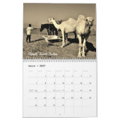 Kamele des Mittlere Ostens Kalender (Mär 2027)
