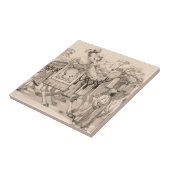 Kamele, die in Kostümen verkleidet sind Fliese (Seite)