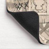 Kamele, die in Kostümen verkleidet sind Mousepad (Ecke)