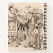 Kamele, die in Kostümen verkleidet sind Notizblock (Rückseite)