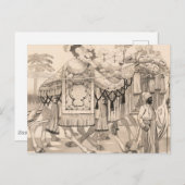 Kamele, die in Kostümen verkleidet sind Postkarte (Vorne/Hinten)