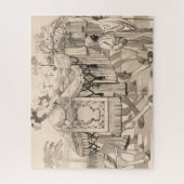 Kamele, die in Kostümen verkleidet sind Puzzle (Vertikal)