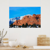 Kamele im Garten des Götterparks küssen Poster (Küche)