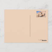 Kamele in der Wüste von St. Catherine Postkarte (Rückseite)
