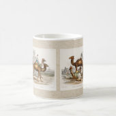 Kamele Indiens, Vintage Illustration, 1820 Kaffeetasse (Mittel)