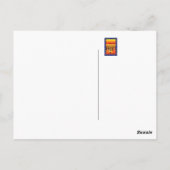 Kamele jenseits der Stadt Postkarte (Rückseite)