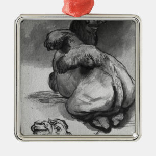 Kamele Silbernes Ornament