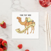 Kamele sind ernsthaft cool serviette (Beispiel)