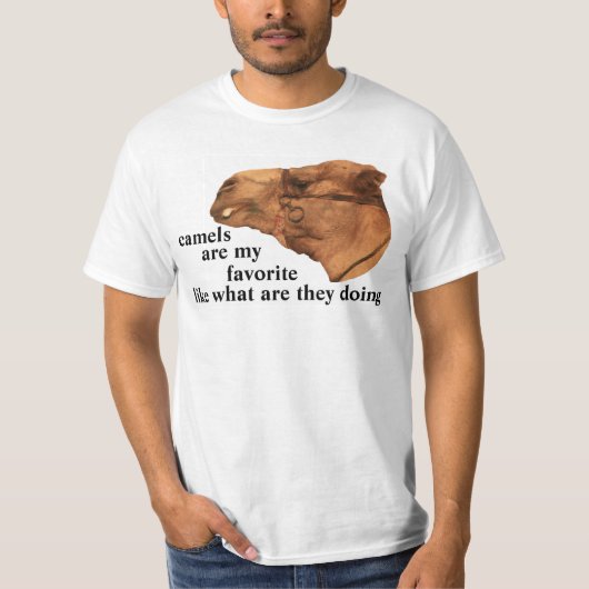 Kamele T-Shirt (Vorderseite)