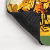 Kamele trinken in einer Oase Mousepad (Ecke)