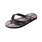 Kamele und Decken flippen Flops Kinderbadesandalen (Schrägansicht)